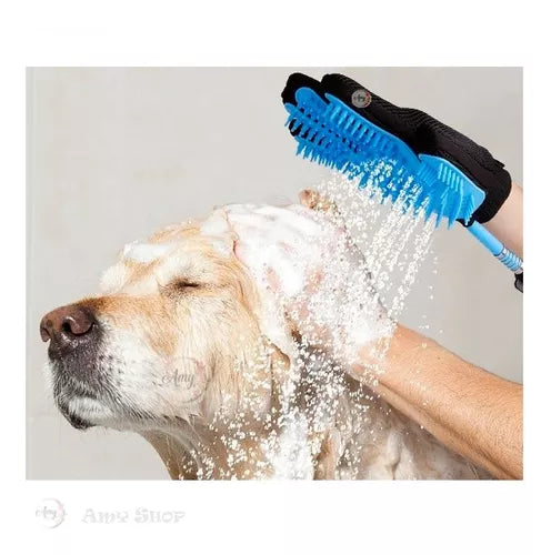 guante con manguera para perros